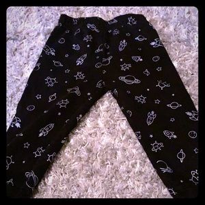 Boys Space Black Pants